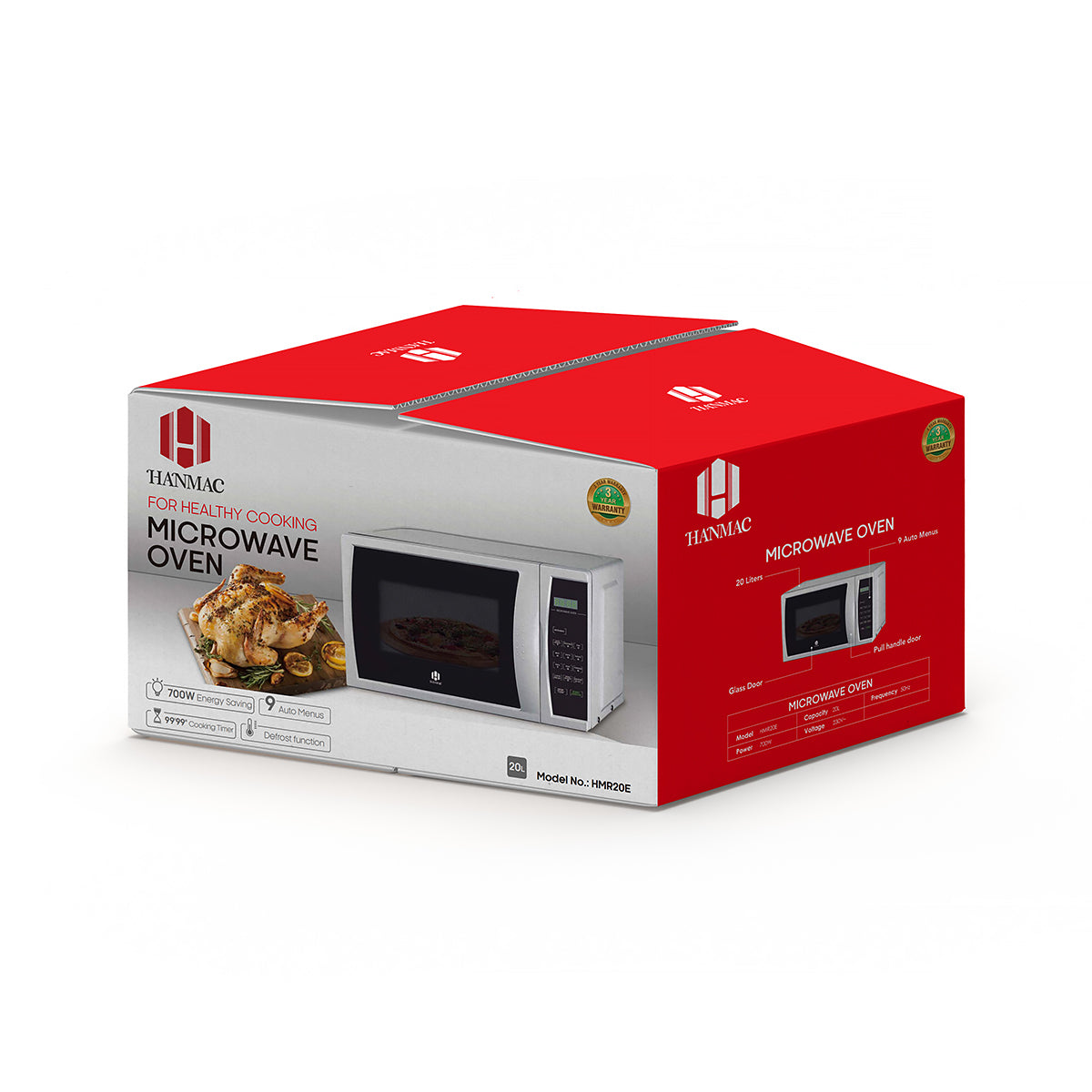20L Digital Solo Microwave - HMR20E