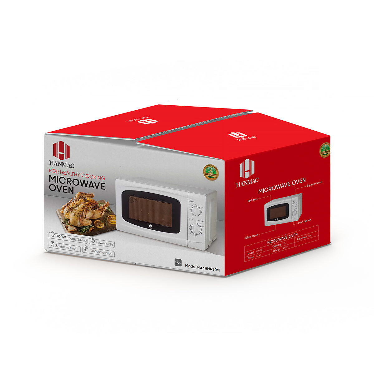 20L Manual Microwave - HMR20MW